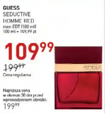 Jawa Drogerie GUESS SEDUCTIVE HOMME RED men EDT (100 ml) oferta