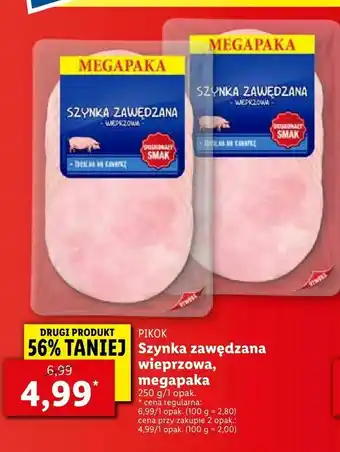 Lidl Szynka zawędzana. wieprzowa, megapaka oferta