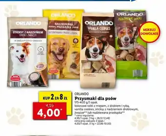 Lidl Przysmaki dla psów oferta