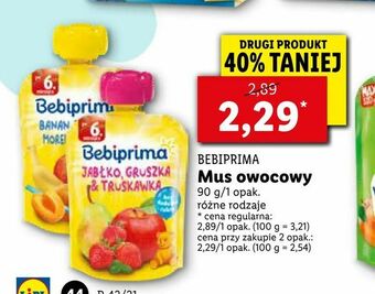 Lidl Mus owocowy oferta