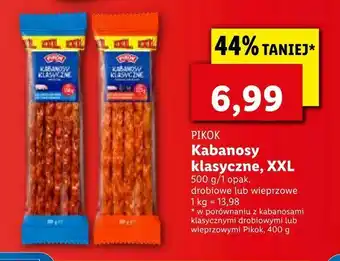 Lidl Kabanosy klasyczne, XXL oferta