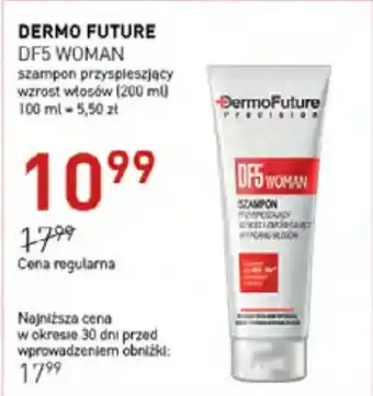 Jawa Drogerie DERMO FUTURE DF5 WOMAN szampon przyspieszjący wzrost włosów (200 ml) oferta