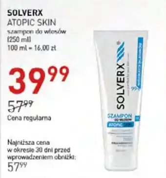 Jawa Drogerie SOLVERX ATOPIC SKIN szampon do włosów (250 ml) oferta