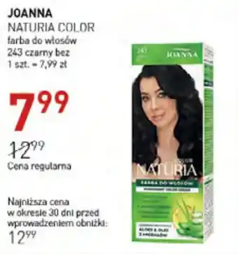 Jawa Drogerie JOANNA NATURIA COLOR farba do włosów 243 czarny bez oferta