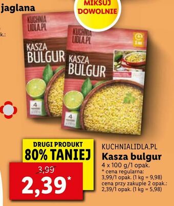 Lidl Kasza bulgur oferta