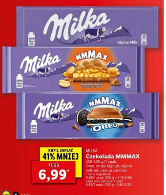 Lidl Czekolada MMMAX oferta