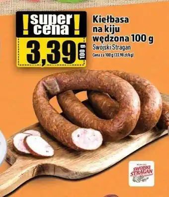 Topaz Kiełbasa na kiju wędzona Swojski Stragan 100 g oferta