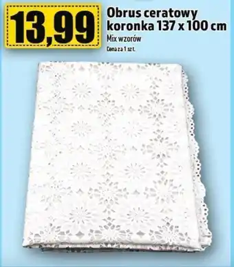 Topaz Obrus ceratowy koronka 137 x 100 cm oferta