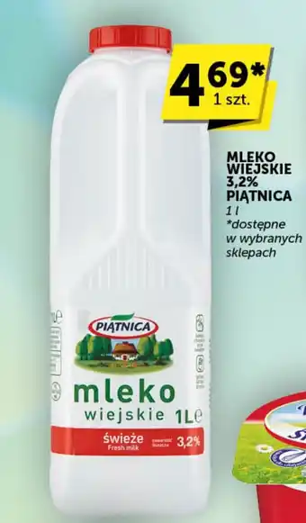 Groszek MLEKO WIEJSKIE 3,2 % PIĄTNICA 1 l oferta