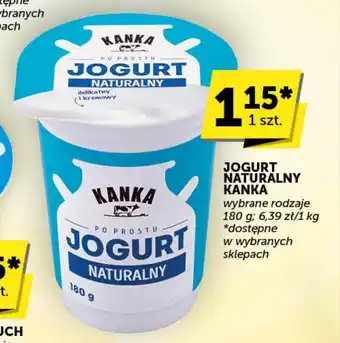 Groszek JOGURT NATURALNY KANKA 180 g oferta