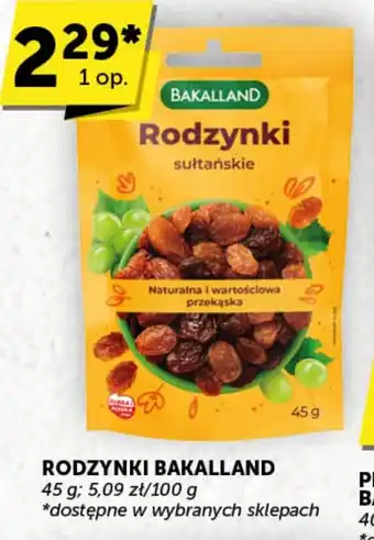 Groszek RODZYNKI BAKALLAND 45g oferta