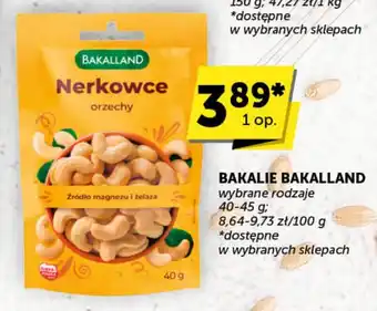 Groszek BAKALIE BAKALLAND 40-45g oferta