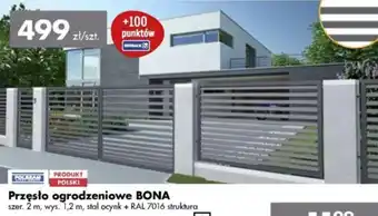 Przęsło ogrodzeniowe BONA