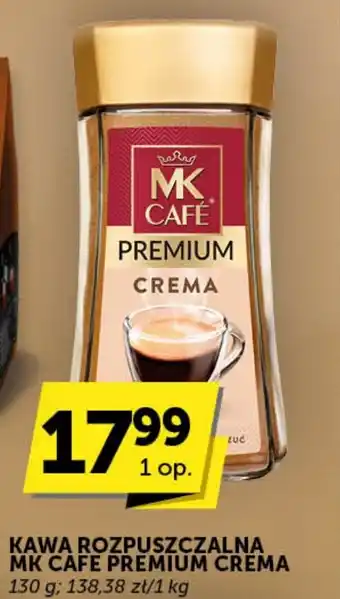 Groszek KAWA ROZPUSZCZALNA MK CAFE PREMIUM CREMA 130 g oferta