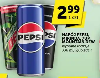 Groszek NAPÓJ PEPSI MIRINDA 7UP MOUNTAIN DEW 330 ml oferta