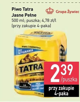 Stokrotka Piwo Tatra Jasne Pełne oferta