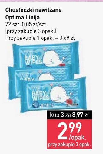 Stokrotka Chusteczki nawilżane Optima Linija oferta