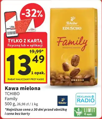 Intermarche Kawa mielona TCHIBO Family 500 g oferta