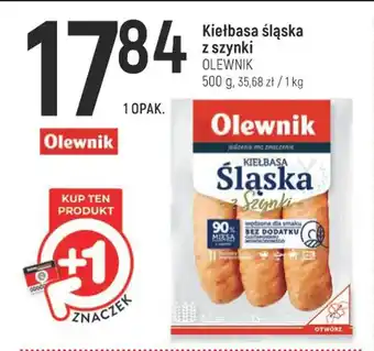 Intermarche Kiełbasa śląska z szynki OLEWNIK 500 g oferta