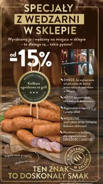 Intermarche Kiełbasa ogniskowa na grill oferta