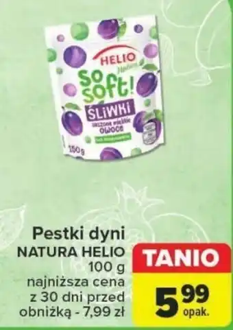 Carrefour Pestki dyni NATURA HELIO 100 g oferta