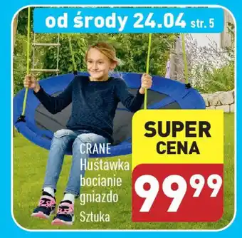 ALDI CRANE Huśtawka bocianie gniazdo oferta