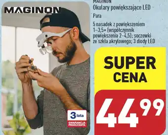 ALDI MAGINON Okulary powiększające LED oferta