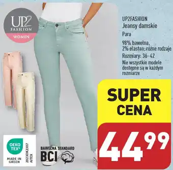 ALDI UP2FASHION Jeansy damskie oferta