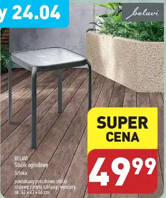 ALDI BELAVI Stolik ogrodowy oferta