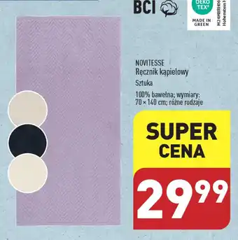 ALDI NOVITESSE Ręcznik kąpielowy oferta