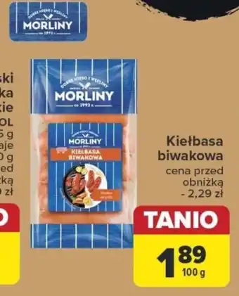 Carrefour Kiełbasa biwakowa 100 g oferta