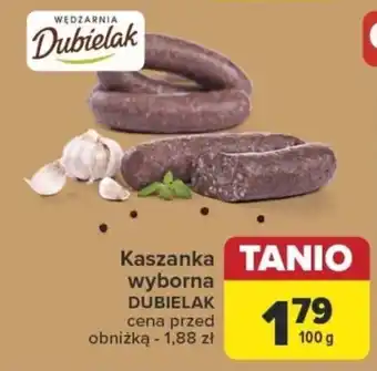 Carrefour Kaszanka wyborna DUBIELAK 100 g oferta