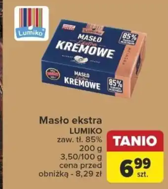 Carrefour Masło ekstra LUMIKO 200 g oferta