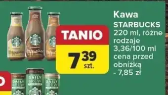 Carrefour Kawa STARBUCKS 220 ml oferta