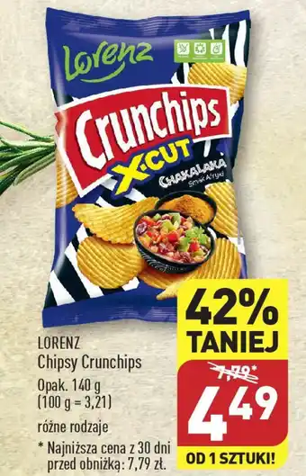 ALDI LORENZ Chipsy Crunchips 140 g oferta