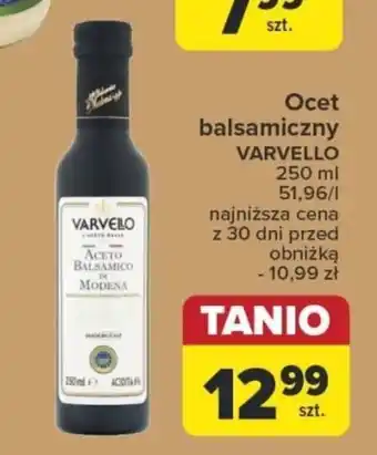 Carrefour Ocet balsamiczny VARVELLO 250 ml oferta