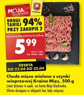 Biedronka Mięso mielone Kraina Mięs oferta