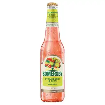 Carrefour Somersby Napój piwny o smaku truskawki i kiwi 400 ml oferta