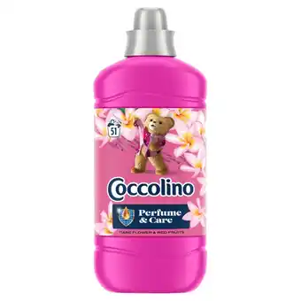 Carrefour Coccolino Tiare Flower & Red Fruits Płyn do płukania tkanin koncentrat 1275 ml (51 prań) oferta