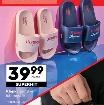 Biedronka Klapki Lee Cooper oferta