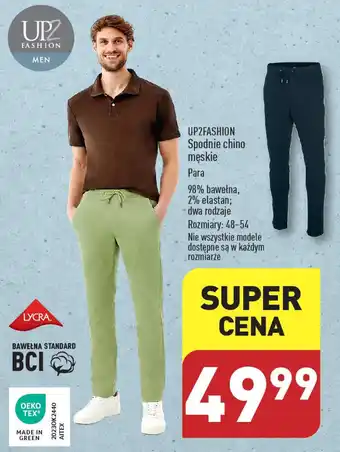 ALDI UP2FASHION Spodnie chino męskie oferta