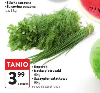 Intermarche Koperek / Natka pietruszki 60 g / Szczypior sałatkowy 90 g oferta