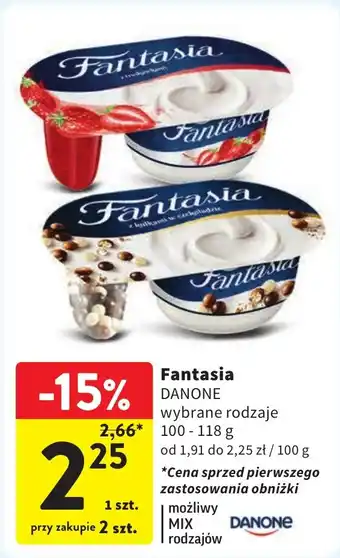 Intermarche Fantasia DANONE 100 - 118 g oferta