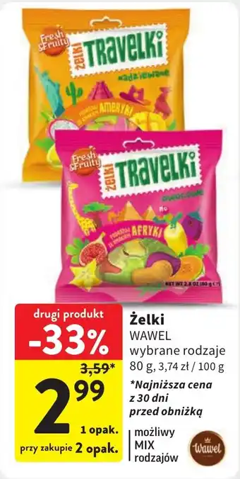 Intermarche Żelki WAWEL 80 g oferta