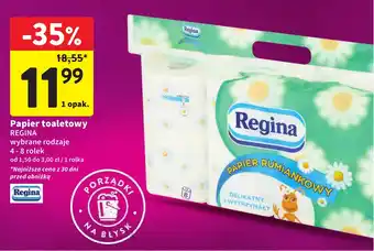 Intermarche Papier toaletowy REGINA 4-8 rol. oferta