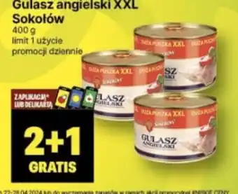 Delikatesy Centrum Gulasz angielski XXL Sokołów 400g oferta