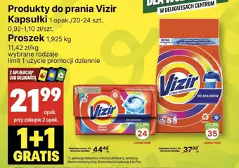 Delikatesy Centrum Produkty do prania Vizir Kapsułki 20-24 szt. oferta