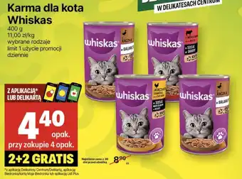 Delikatesy Centrum Karma dla kota Whiskas 400g oferta