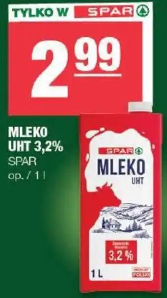 Spar MLEKO UHT 3,2% SPAR 1L oferta