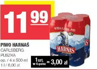 Spar PIWO HARNAŚ CARLSBERG 4x500ml oferta